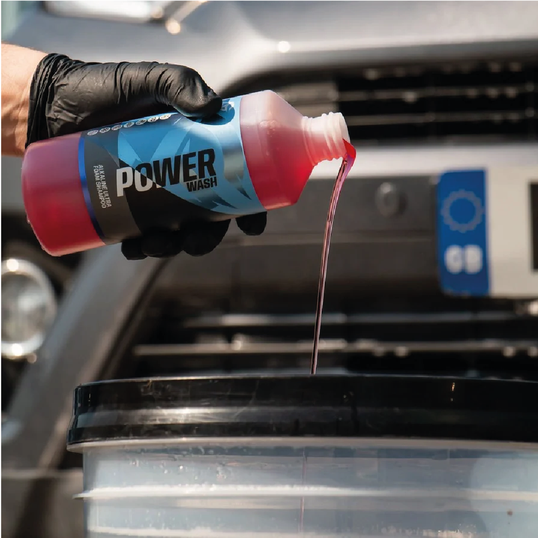 Power Wash - Champú alcalino de espuma ultra
